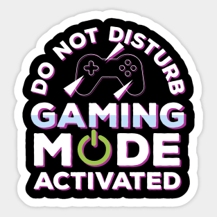 Gaming addict Sticker